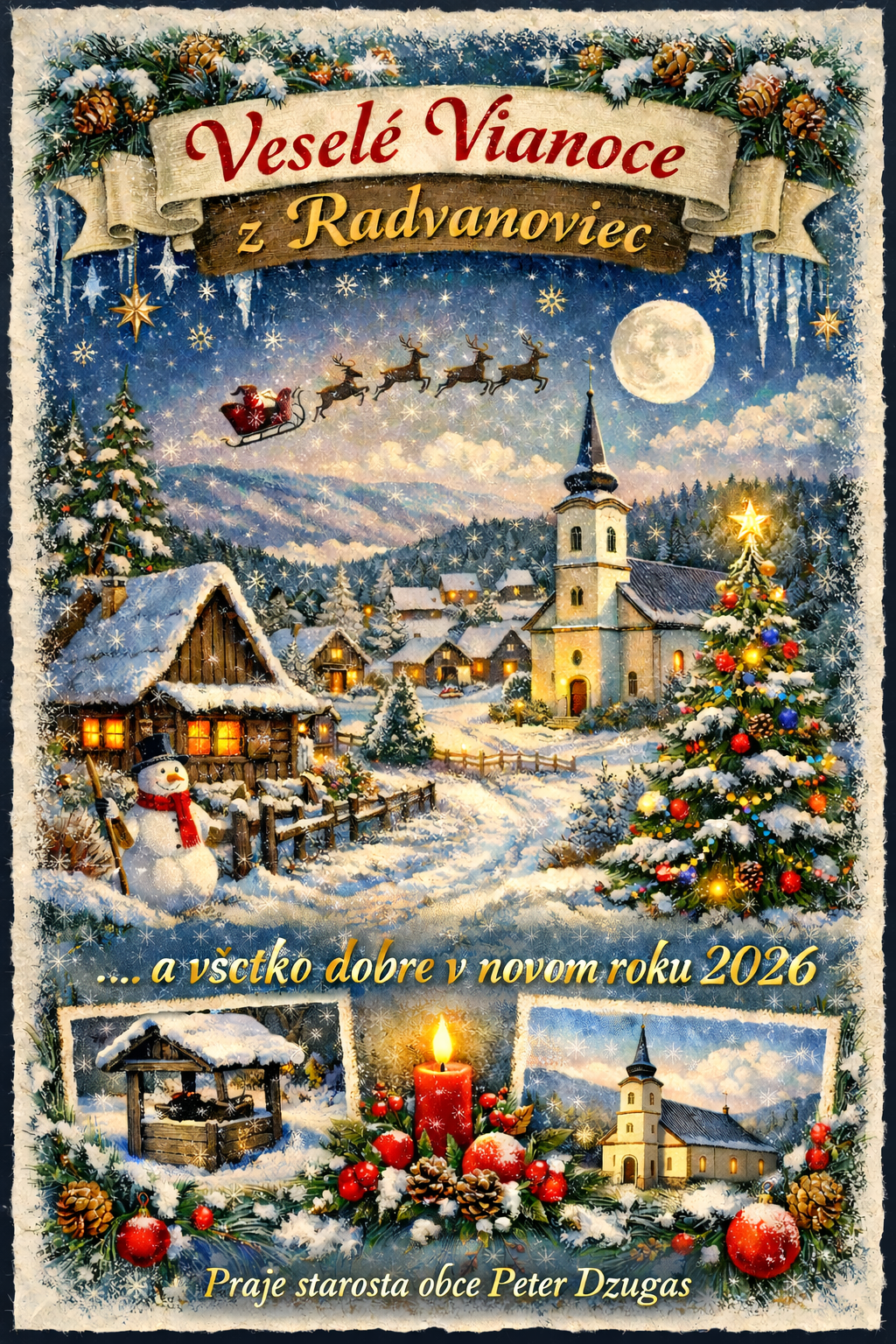 Fotka - Pokojné a požehnané vianočné sviatky