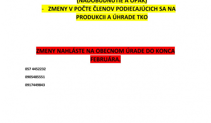 Fotka - Povinnosť občanov hlásiť zmenu vo vlastníctve