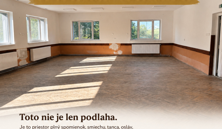 Fotka - Renovácia parkiet v Kultúrnom dome Radvanovce