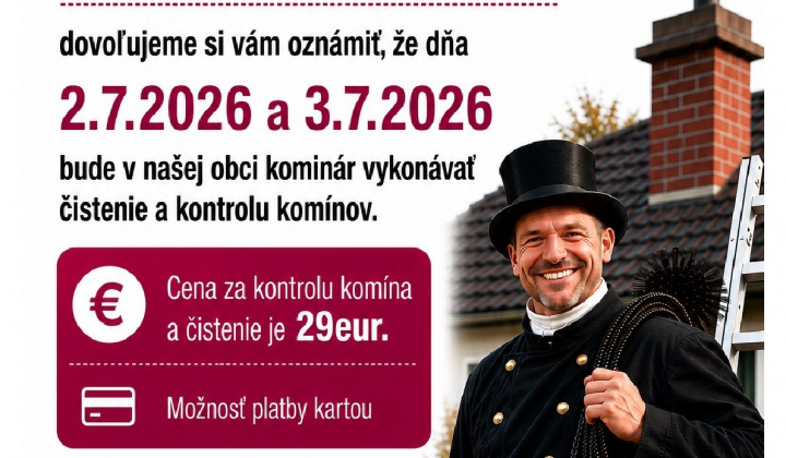 Fotka - Čistenie komínov v obci