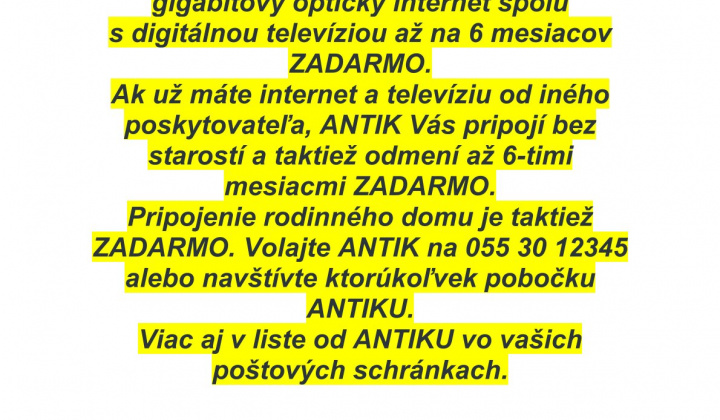 Fotka - ANTIK INTERNET v Radvanovciach